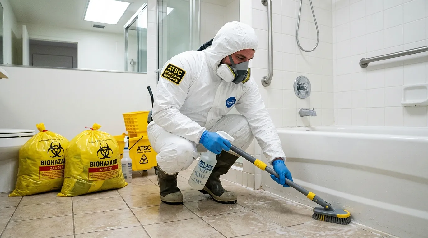 Decontamination equipment deployed for Blood Cleanup in Munroe Falls